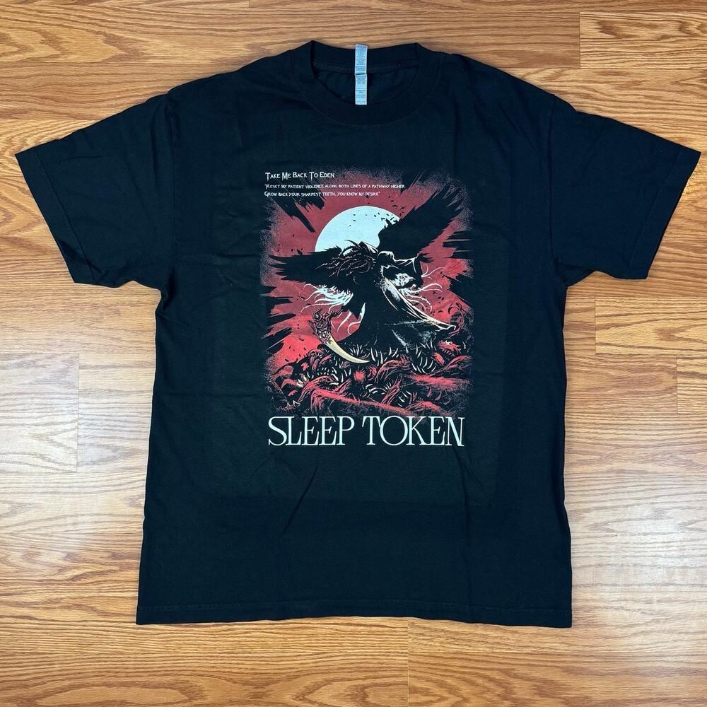 Sleep Token Teeth of God Graphic Novel Take Me Back To Eden T Shirt Large